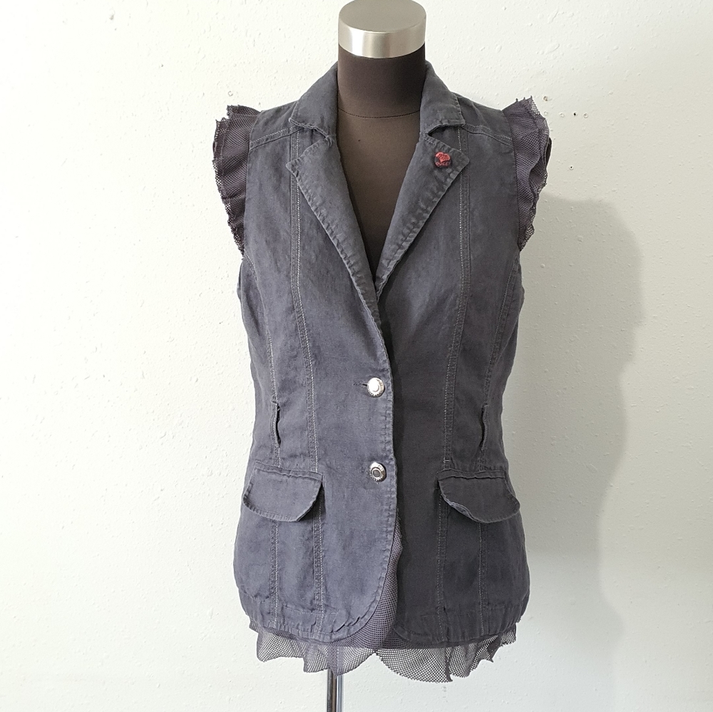 Anna Scott Gray BOHO Vest Dawn Waistcoat